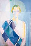 robert delaunay Portrait de Madame Heim oil